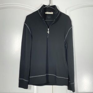 Untouched World New Zealand 100% Wool  Quarter Zip Sweater size S